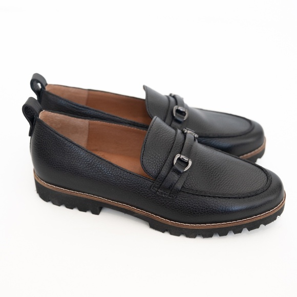 Gentle Souls by Kenneth Cole - Eugene Lug Bit Buckle Loafer Flats - Picture 3 of 11